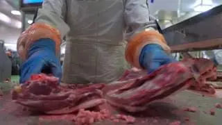 IB-Solutions B.V. BladeStop&trade; Reduces the risk of Bandsaw Injuries in the Meat Industry
