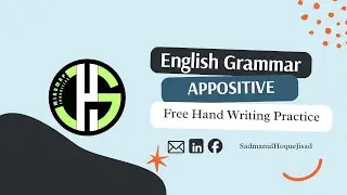 Appositive | Free Hand Writing | MindMap Chronicles | SadmanulHoqueJisad