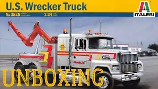 U.S. Wrecker Truck Italeri 1:24 | Kit No. 3825 Unboxing & First Look