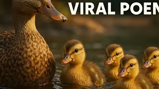 CRYSTAL DUCK FAMILY VIRAL POEM #viralvideo #shortsfeed