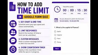 Увеличьте эффективность Google Forms&trade; с помощью FormLimiter: лучшего инструмента для ограничения ...