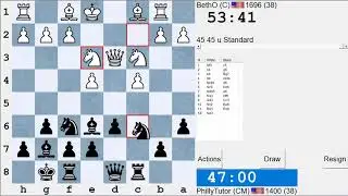 Master Chess Thinking - NM Dan vs mid-level Engine (out loud) #2