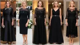 Elegant Black Mother of the Groom Dresses for Formal Weddings