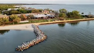 The Grand Resort tour near Fairhope with a drone