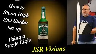 Create a High End Studio Images With One Light - the easy way.