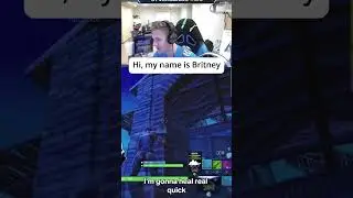 Hi, my name is Britney Ninja 😂 #ninja #fortnite #shorts