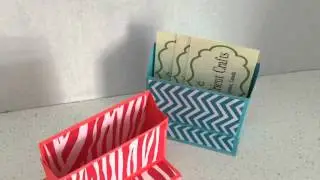 'HOW TO' Desk Top Business Card Holder