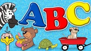 A for apple B for banana C for car A to J alphabet for kids