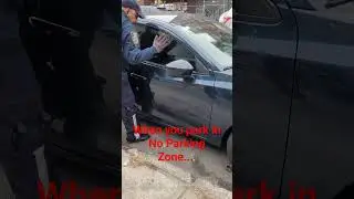 When you park in No Parking Zone... #newyork #police #nypd #shorts