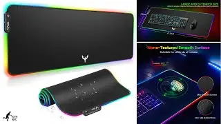 Blade Hawks RGB Gaming Mouse Pad, Extra Large Extended Soft LED Mouse Pad, Anti Slip Rubber Base