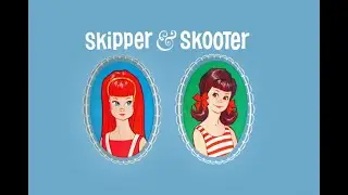 Introducing Skooter, Skipper's New Best Friend! 1965! (Vintage Color Barbie Commercial)