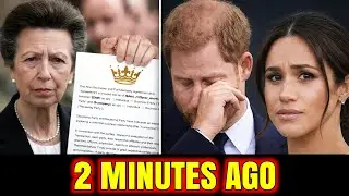 Harry and Meghan Tremble After Princess Anne Reads Out Late Queen's Last Will 