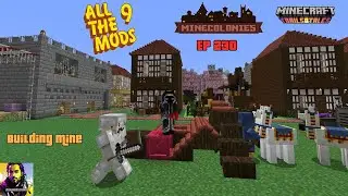 All the Mods 9 EP 230: MineColonies: Building Mine - Research at the University Minecraft Survival