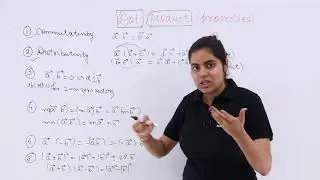 Class 12th - Properties of Dot Product | Vector Algebra | Tutorials Point