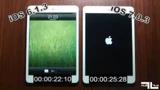 [iPad mini] iOS 7.0.3 & iOS 6.1.3: Bootup & Shutdown Test