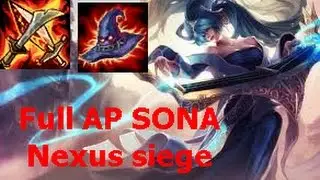 NEXUS SIEGE SONA OP OP????!!!! Featured Gamemode OP