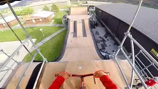 CRAZY SCOOTER TRICKS ON BIGGEST RAMP IN AMERICA!
