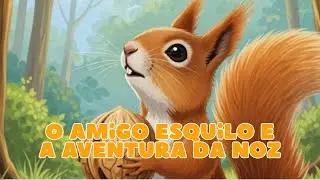 O AMIGO ESQUILO E A AVENTURA DA NOZ | #historiainfantil #contosinfantis #historiasparadormir
