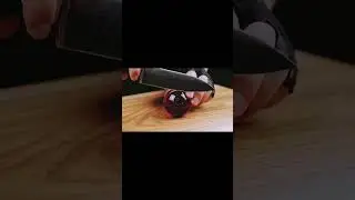 Ruby Crystal Sphere Cutting ASMR
