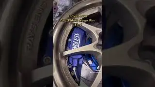 Caliper Endless 4 pot, rotor 294mm, fitting masuk rim 15inci 😋😋