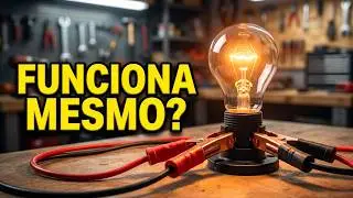 Como fazer carregador de bateria automotiva com luz incandescente