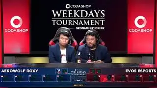 EVOS ESPORTS VS AEROWOLF ROXY MATCH 1| WEEKDAYS TOURNAMENT!!!