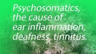 Psychosomatics, the cause of ear inflammation, deafness, tinnitus