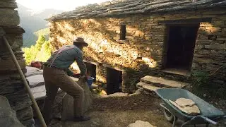 #79 Строительство патио, очистка каменных стен, доставка каменной печи