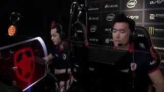 CS GO Mousesports vs Gambit, Dreamhack winter 2017, Semifinals 2. match Train (03.12.2017)