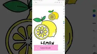 🎨 Easy Lemon Coloring Tutorial | Fun & Simple Drawing for Kids