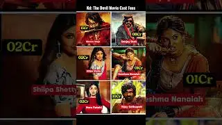 KD: The Devil movie cast fees #dhruvasarja #south #viral #shorts #trending #short