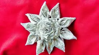 Gota flower making | how to make gota flower | gota Patti flower making at home step by step method