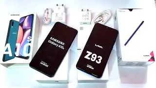 Samsung A10s Vs Lava Z93 Unboxing and Compare in Hindi
