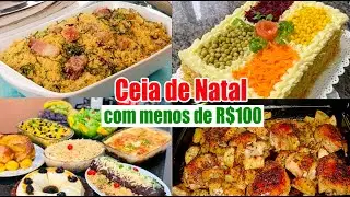 COM 80 REAIS REAIS FIZ 4 PRATOS ! CEIA DE NATAL COMPLETA!