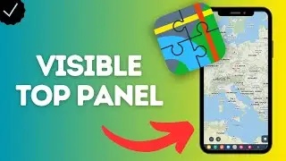 How to Make the Top Panel Visible in Locus Map App (show the top information bar with tools)