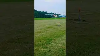cessna 185 short landing #bushplane #taildragger #backcountryflying