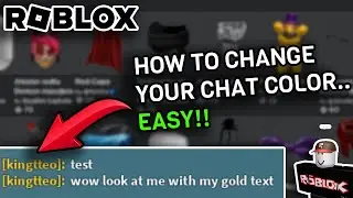 How To Change Roblox Chat Name Tag Color (EASY 2024)