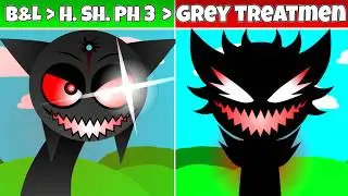 Sprunki: Betters and Loses &rarr; Hyper Shifted Phase 3 &rarr; Grey Treatment Fan Mod