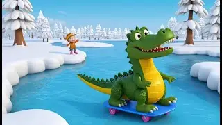 🐊 Крокодиловые коньки на льду