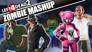 L4D2 Zombie Mashup : Minecraft, Fortnite & Grand Theft Auto V