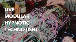 Live Modular Hypnotic Techno (ish) - Liquid Glitter voice, Battering ram, Archer's Rig