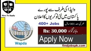 How To Apply On Wapda Jobs 2019
