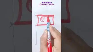 Draw Turkey Flag 🇹🇷 #turkey #flag #drawing #shorts