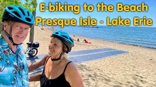 Paved E-bike Trail on Presque Isle  - Erie, PA