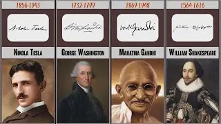 Signatures of historical figures. Historical Autographs 💠&copy;