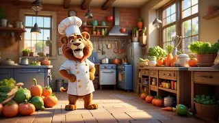 A Lion in My Kitchen 🦁🍴 | Fun Nursery Rhymes Songs for Kids