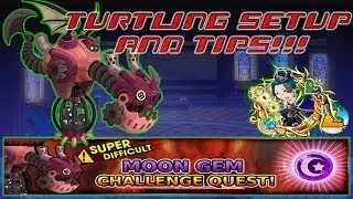 Moon Gem Challenge Quest!!! (Including Turtle Setup & Tips!) - KHUx NA Global