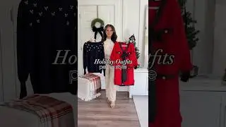 Five holiday outfits - petite friendly! The red dress is SO good!! These will sell out quick!