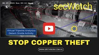 secVision Networks Virtual Guards Stop Copper Theft at Construction Storage Yard.