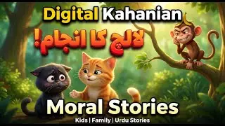 لالچ کا انجام | Digital Kahanian | Moral Stories for Kids in Urdu